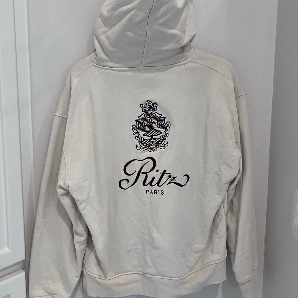 FRAME RITZ Paris Cream Hoodie